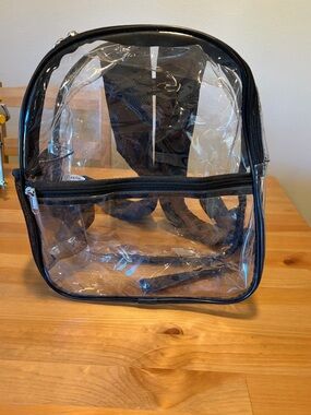 Clear concert backpack